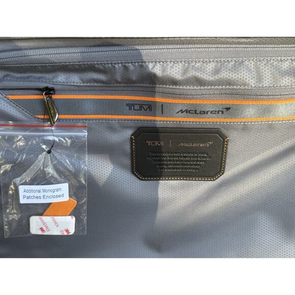 TUMI McLaren Aero International Expandable 4 Wheel Carry On Luggage $1795 NEW - Picture 13 of 14